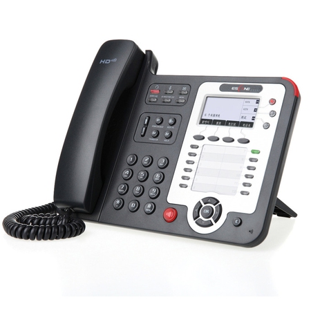 Escene GS330P - IP-телефон, 3 SIP-линии, Gigabit Ethernet, PoE, BLF, XML, 2xRJ45